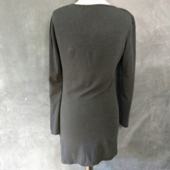 XXI Floral Long Sleeve Stretch CottonT-shirt Dress - Picture 8 of 12